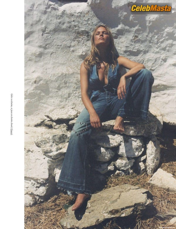 Anna Ewers Photo Set: Posing Almost Topless In A Photoshoot By Henrik Purienne photo 3