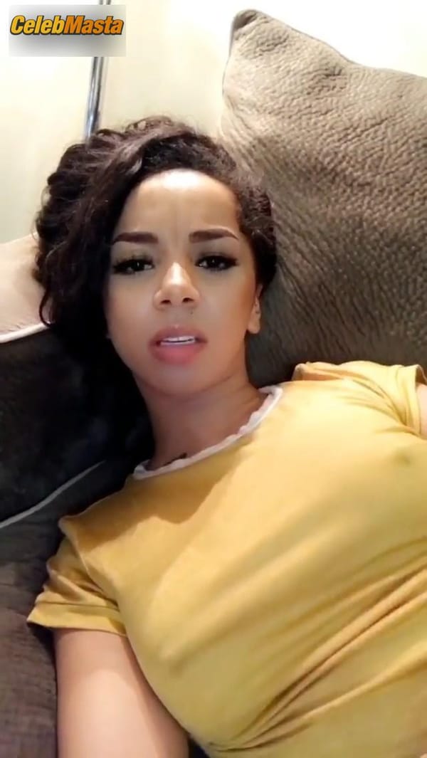 Brittany Renner Photos: Butt And Tits In A Yellow Top White Shorts photo 3