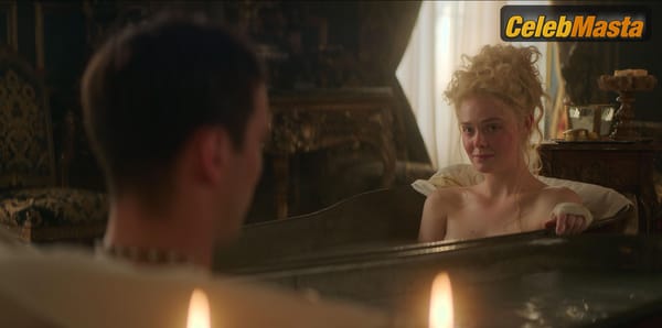 Elle Fanning Topless Photo Set from The Great photo 16