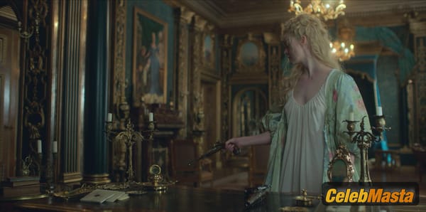 Elle Fanning Topless Photo Set from The Great photo 17