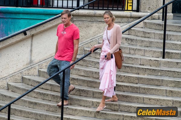 Elle MacPherson Photos: Shopping With Doctor Andrew Wakefield In Miami photo 1