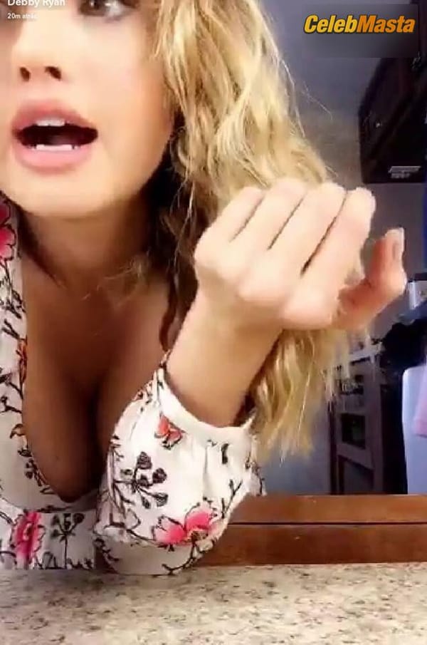 Debby Ryan Photo Gallery: Tits Deep Cleavage In Snapchat photo 2