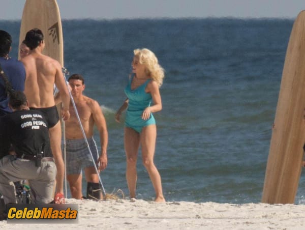 Julianne Hough Photos: In A Swimsuit On The Set Of ‘bigger’ Orange Beach photo 5
