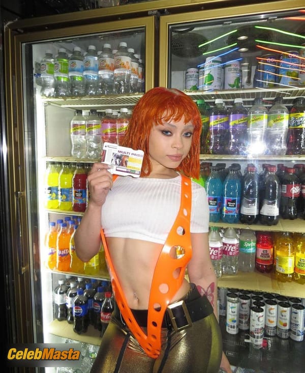 Ice Spice Pics: Sizzles In A Slutty Leeloo Costume photo 4