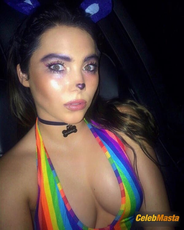 McKayla Maroney Photo Gallery: Cleavage In Rainbow Outfit photo 1