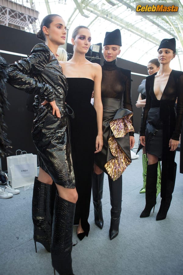 Sasha Luss Photo Gallery: In A See-through Black Top While Alexandre Vauthier Hc photo 7