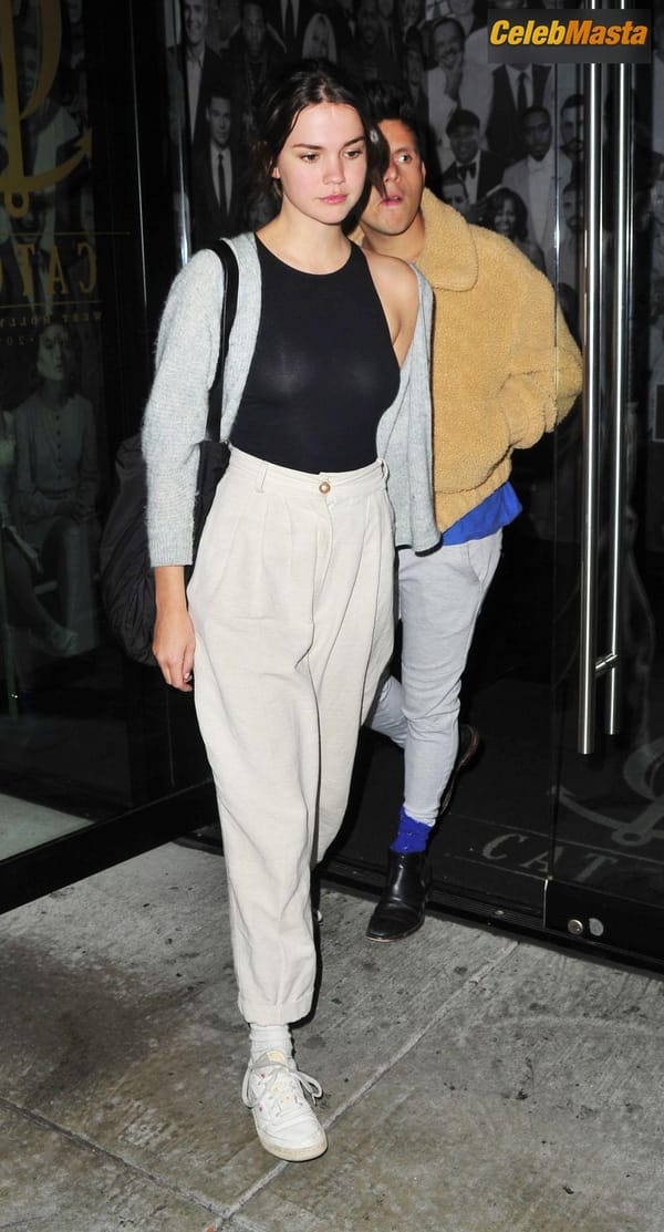 Maia Mitchell Pics: Spotted Braless At Catch La In Los Angeles photo 5