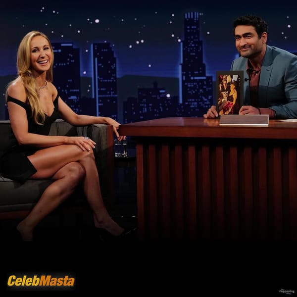 Nikki Glaser Gallery: Shows Off Her Stunning Legs And Cleavage In Sultry Black photo 6