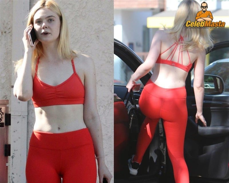 Thick Elle Fanning Ass and Camel-Toe Photos photo 4