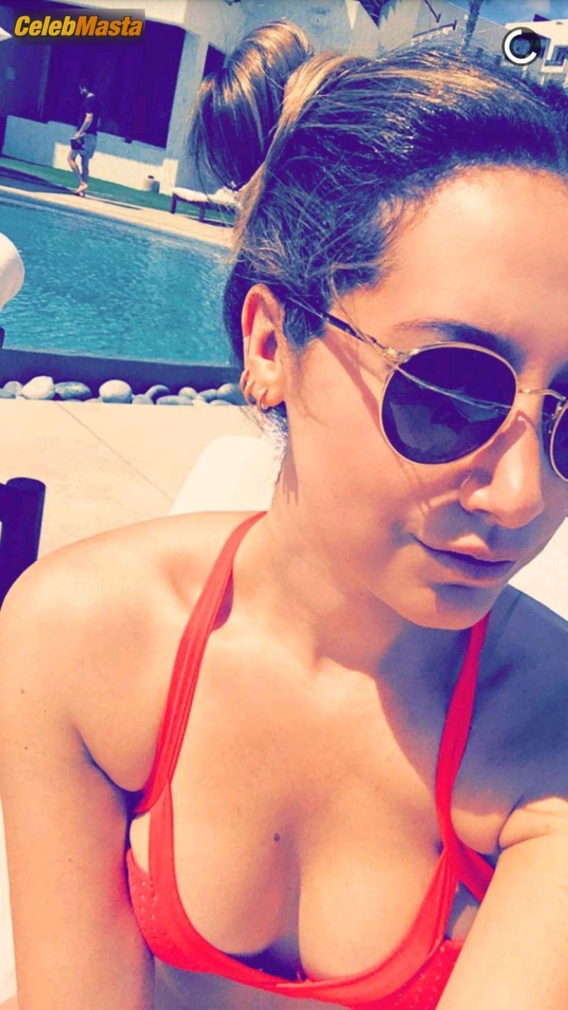 Photo Gallery: Ashley Tisdale Sexy In A Red Bikini From Instagram photo 2
