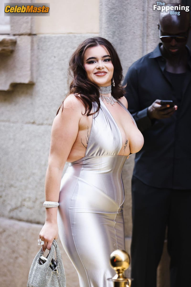 Barbie Ferreira Pics: Sexy Flaunts Her Huge Boobs At Milan Fashion Week Event photo 2