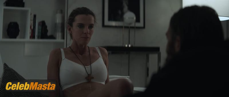 Betty Gilpin Scene Photos Gallery from Mrs. Davis photo 1