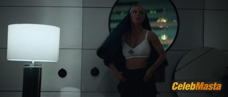 Betty Gilpin Scene Photos Gallery from Mrs. Davis photo 2