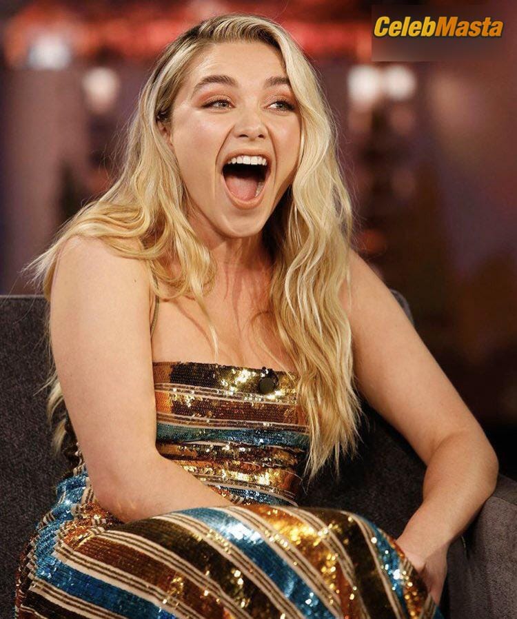 Florence Pugh Scene Photos Gallery from Jimmy Kimmel Live photo 4