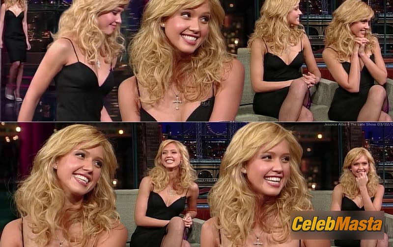 Jessica Alba in Late Show With David Letterman (1993)