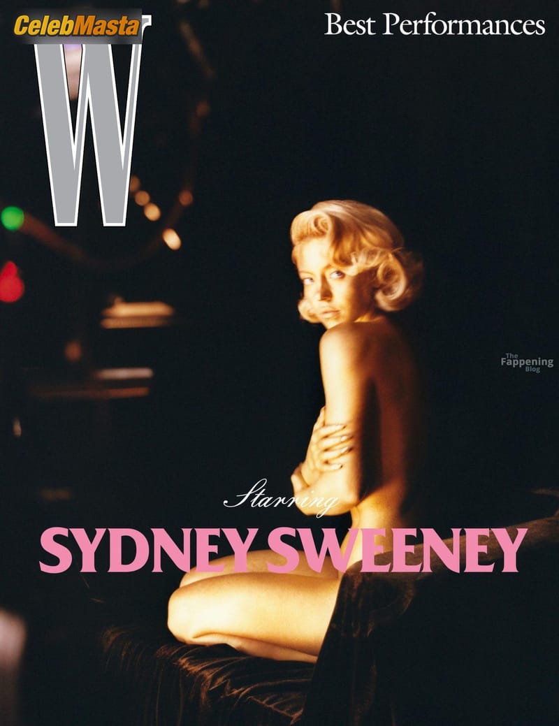 Sydney Sweeney Sexy And Bare Teases Her Golden Tits And Body In A Photoshoot For W Magazine photo 1