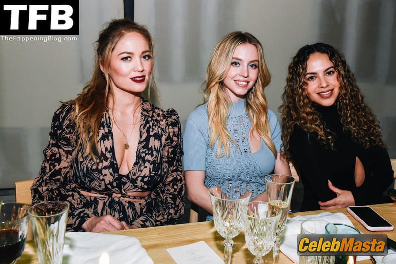 Sydney Sweeney Is Pictured at Jonathan Simkhai X Saks Fifth Avenue Cocktail And Dinner Party Photo Gallery photo 2