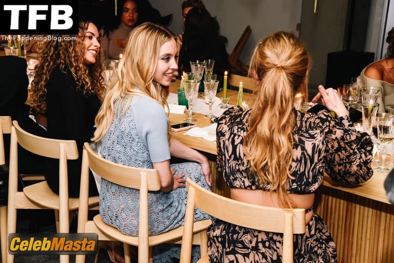 Sydney Sweeney Is Pictured at Jonathan Simkhai X Saks Fifth Avenue Cocktail And Dinner Party Photo Gallery photo 3