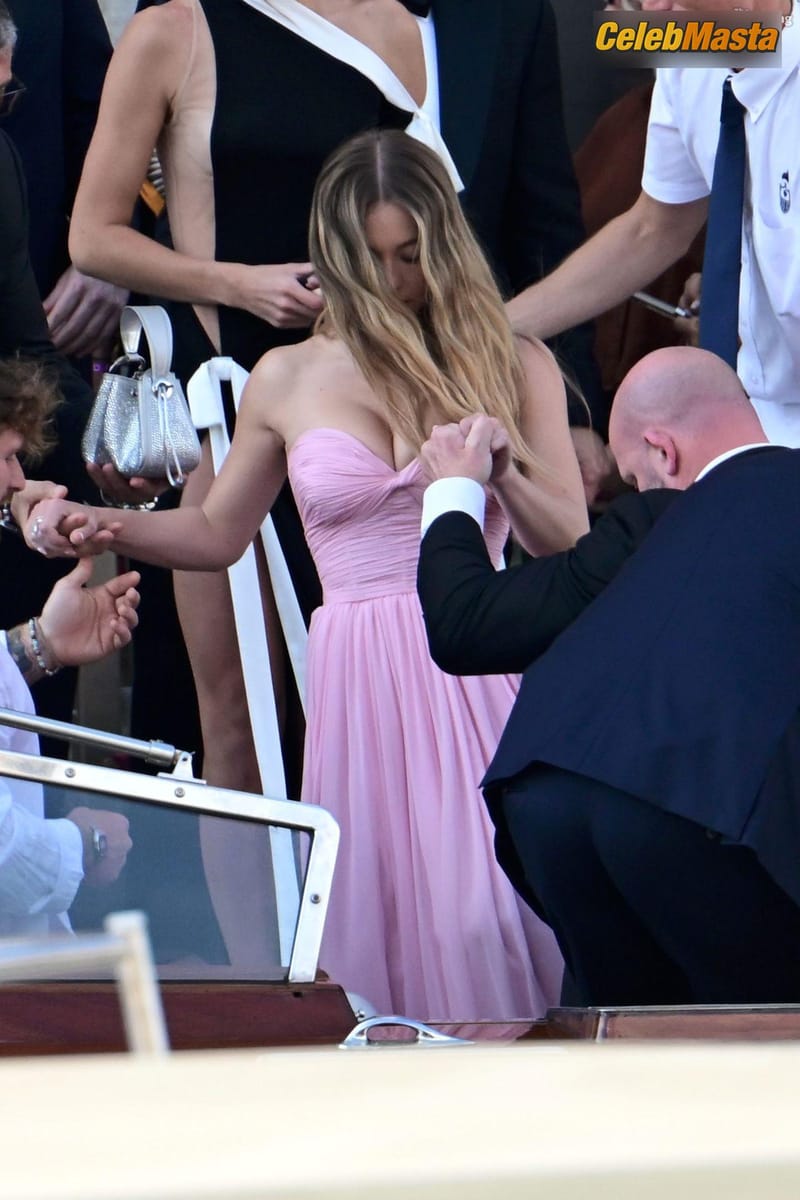 Sydney Sweeney Sexy Seen Flaunting In A Hot Pink Gown In Venice Photo Gallery photo 2