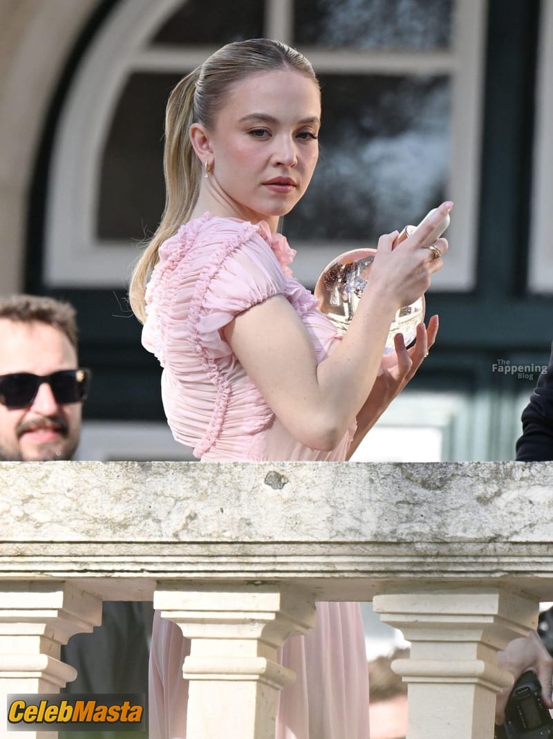 Sydney Sweeney Sexy Spotted In A Sensual Dress While Filming A Campaign For Haircare Brand Kerastase In Lisbon Photo Gallery photo 2