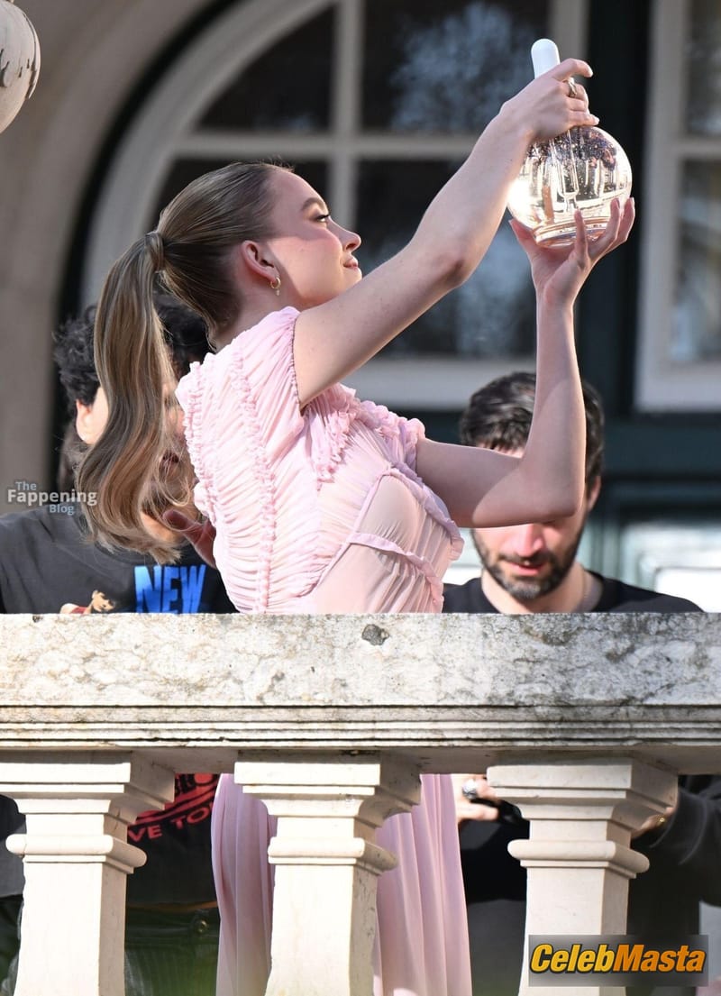 Sydney Sweeney Sexy Spotted In A Sensual Dress While Filming A Campaign For Haircare Brand Kerastase In Lisbon Photo Gallery photo 3