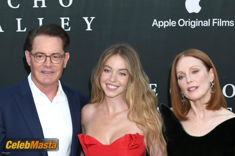 Sydney Sweeney Sexy Shows Off Her Stunning Cleavage In A Steamy Red Dress At The “Echo Valley” Premiere In NYC Photo Gallery photo 1