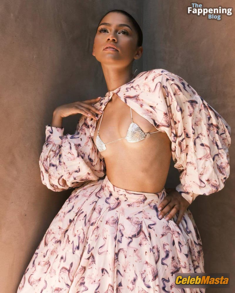 Zendaya Flaunts Her Sexy Tits In A Tiny Bra At Red Carpet Event Photo Gallery photo 1
