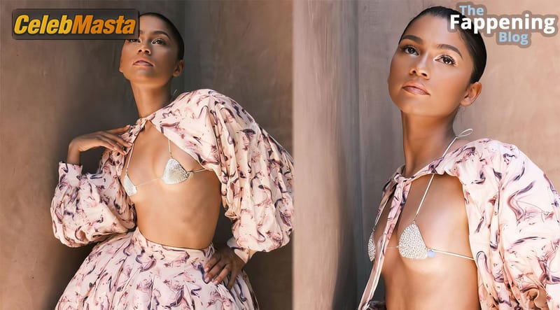Zendaya Flaunts Her Sexy Tits In A Tiny Bra At Red Carpet Event Photo Gallery photo 3