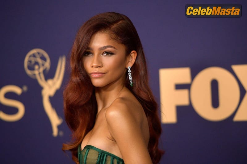 Zendaya Coleman shows off her stunning lets, posing in a green dress at the 71st Emmy Awards in Los Angeles Photo Gallery photo 2
