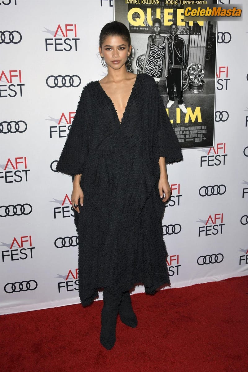 Zendaya Braless at AFI FEST 2019 presented by Audi at the TCL Chinese Theatre in Hollywood Photo Gallery photo 1