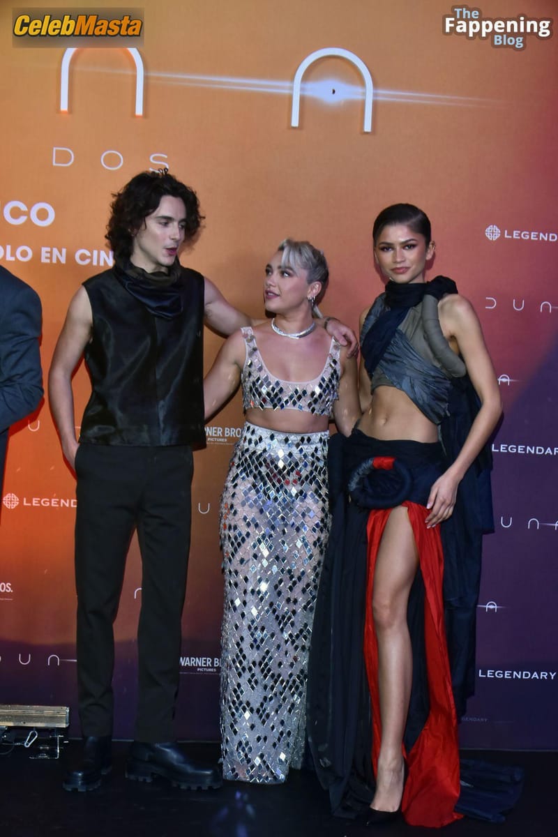 Zendaya Stuns In A Sexy Draped Gown At Dune: Part Two Photocall In Mexico City Photo Gallery photo 2