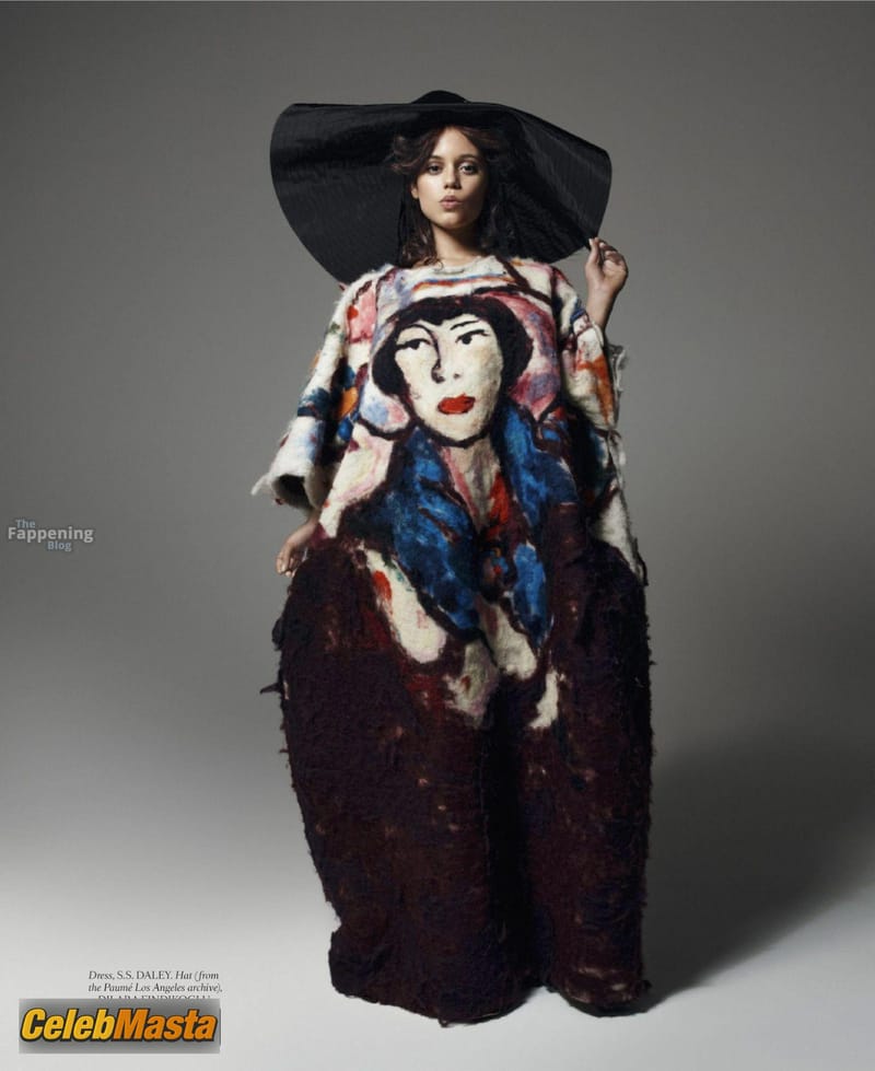 Jenna Ortega Sexy And Provocative Shows Off Her Hot Tits And Legs In Harper’s BAZAAR Magazine Photoshoot photo 4