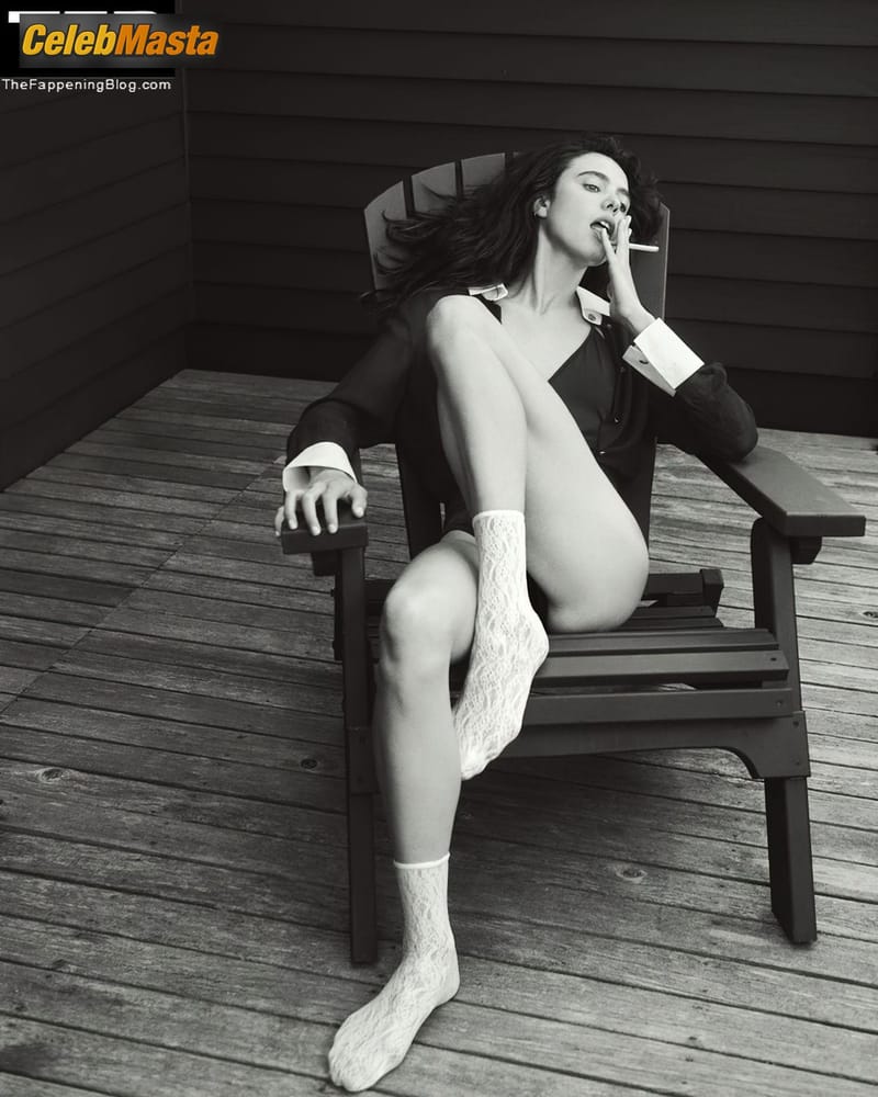 Margaret Qualley Sexy Poses Showcasing Her Hot Body In A Photoshoot For HommeGirls Magazine photo 3