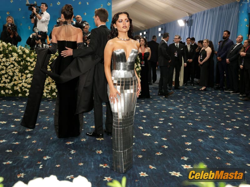 Jenna Ortega Sexy Shines In A Stunning Metallic Outfit At The Met Gala In New York City Photo Gallery photo 2