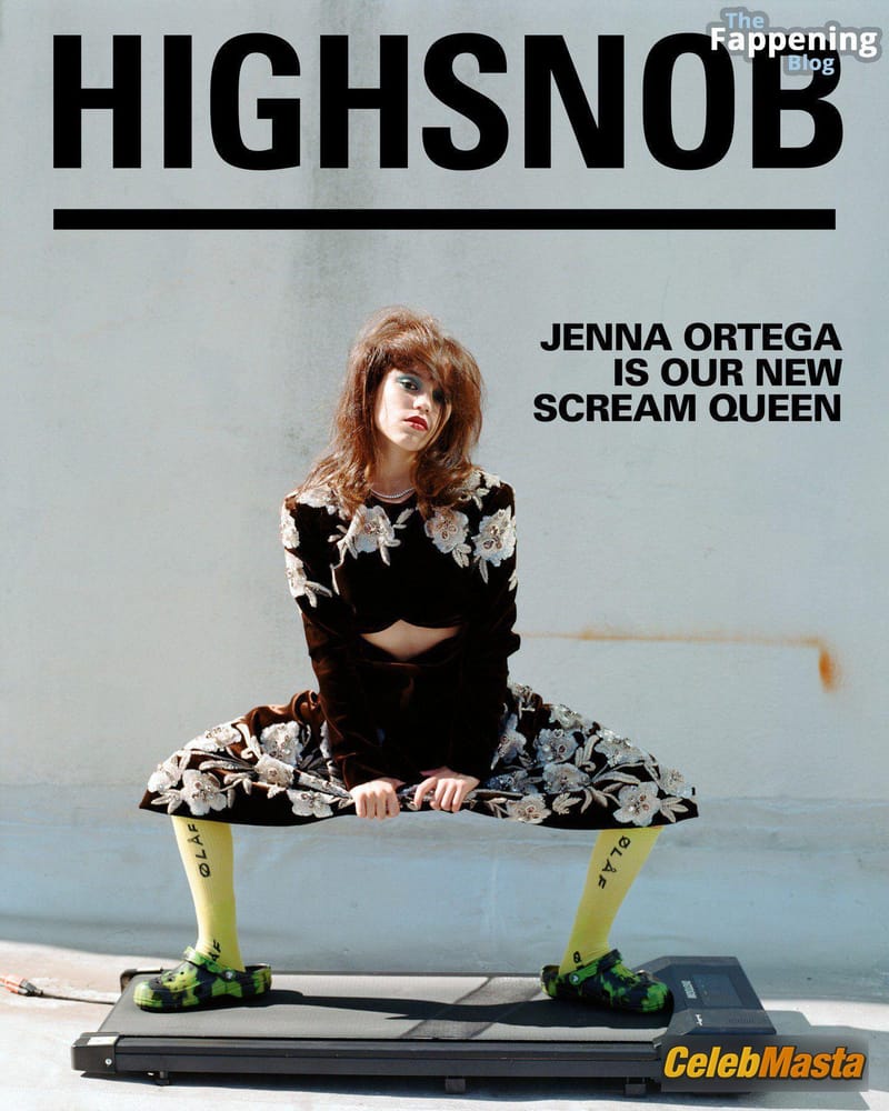 Jenna Ortega Sexy Poses Her Sizzling Legs and Figure in a Photoshoot for Highsnobiety Magazine November 2022 Issue photo 1