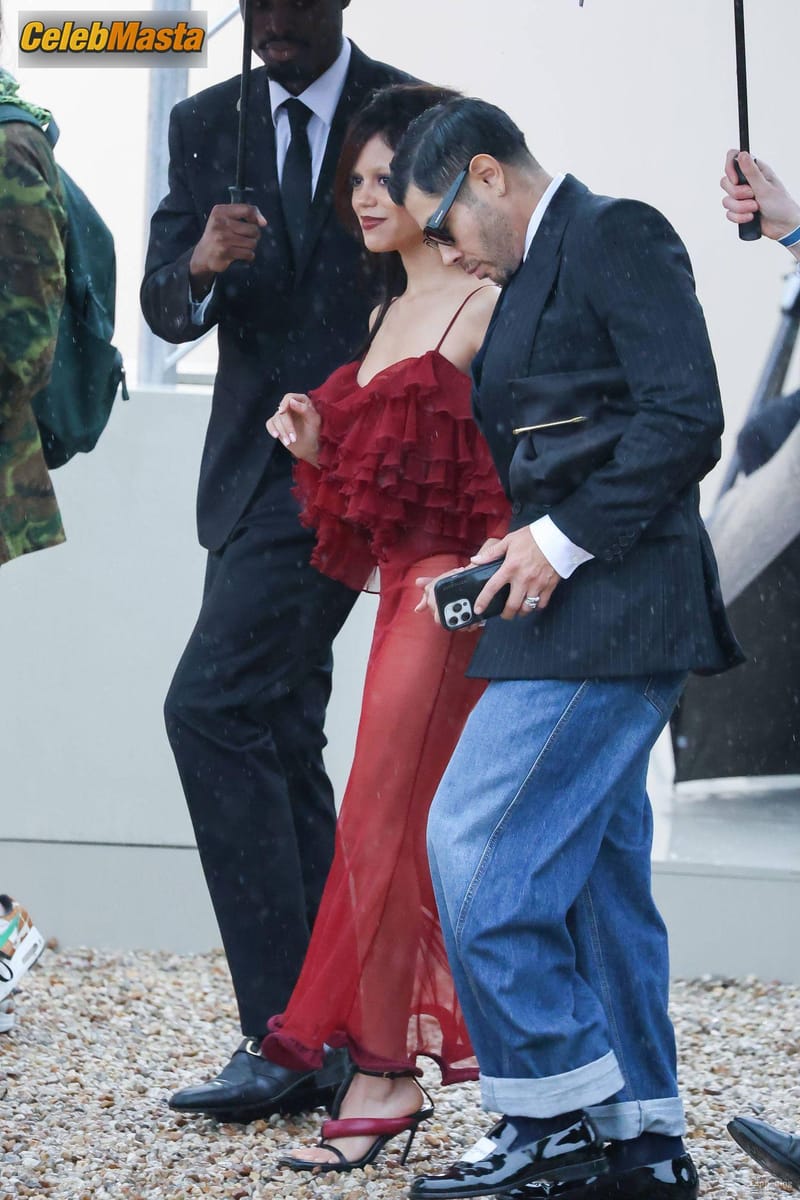 Jenna Ortega Sexy Stuns In A Steamy Sheer Dress At The Givenchy Fashion Show In Paris Photo Gallery photo 4