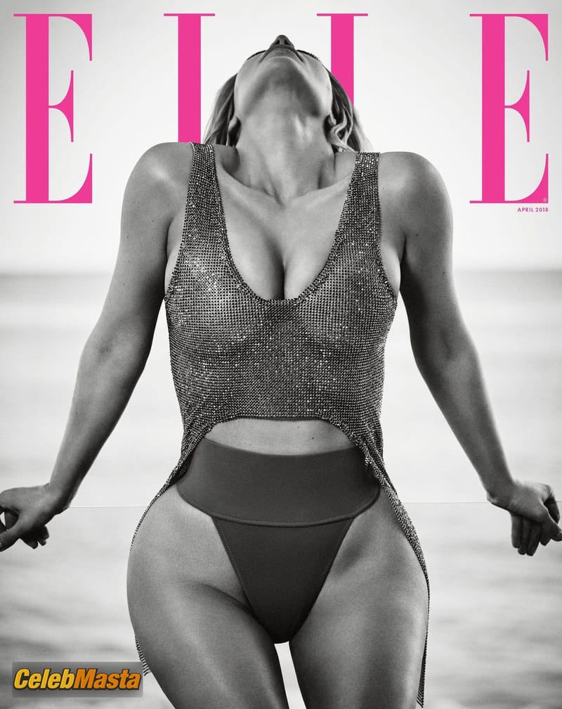 Kim Kardashian Presents Her New Wet Shoot for US Elle Photo Gallery photo 2