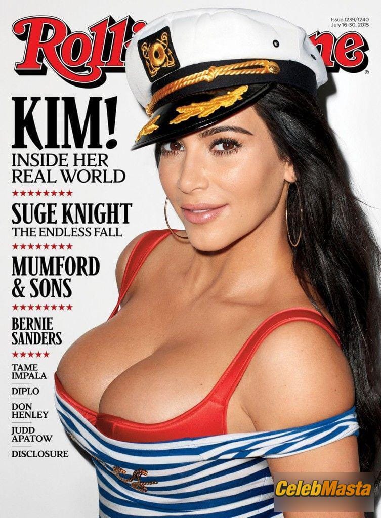 Kim Kardashian Cleavage in Rolling Stone Photo Gallery photo 1