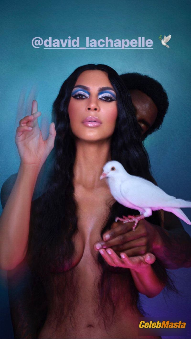 Kim Kardashian & Sexy Photoshoot by David LaChapelle photo 4