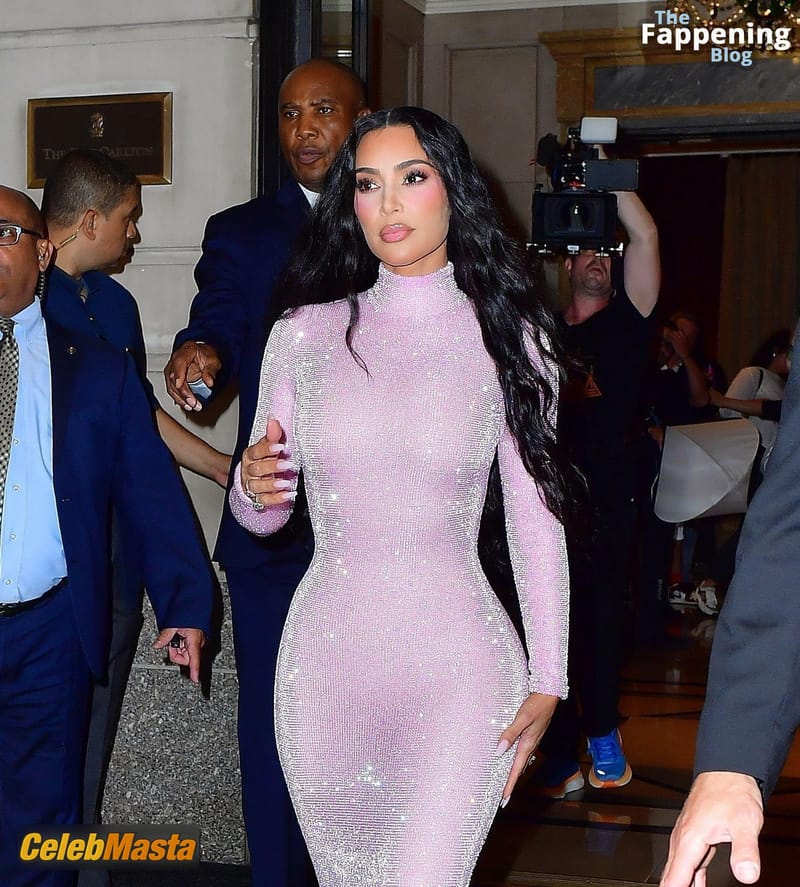 Kim Kardashian Rocks The Red Carpet In A Sexy White Dress At Nyfw Photo Gallery photo 3
