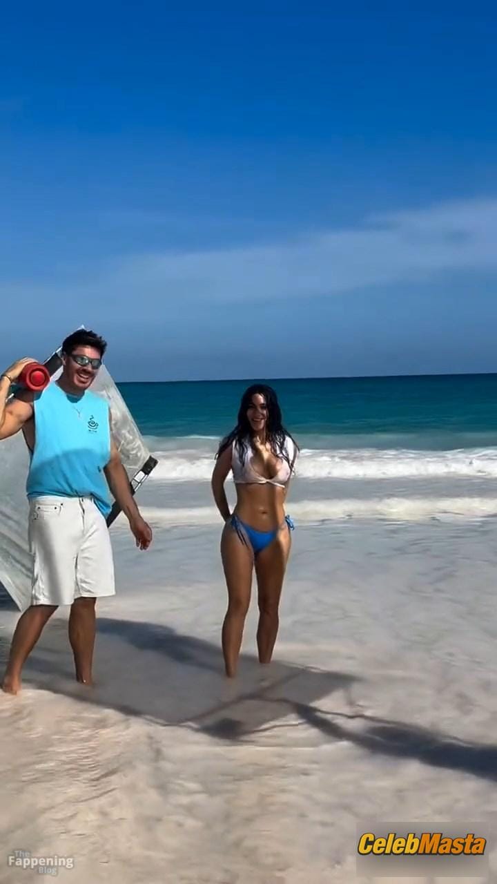 Kim Kardashian Sexy Photos And Video Flaunting Her Seductive Assets During Her SKIMS Swim Photoshoot photo 1