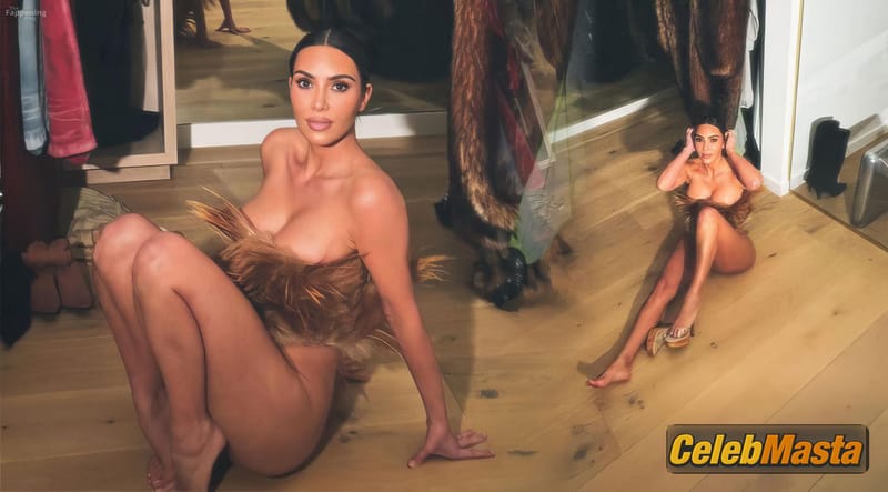 Kim Kardashian Sexy And Hot Poses Her Attractive Assets For SKIMS Photo Gallery photo 4