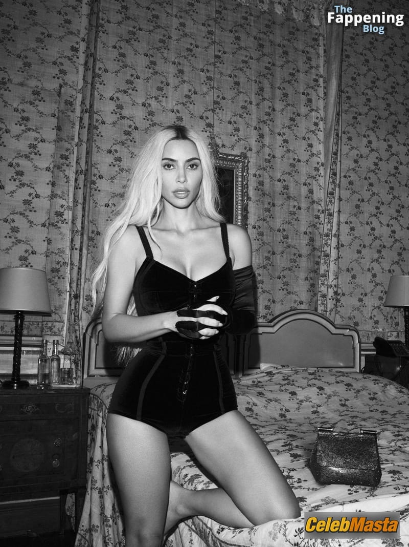 Kim Kardashian Sexy Flaunts Her Gorgeous Curves and Legs in a Photoshoot for Dolce And Gabbana Campaign photo 4