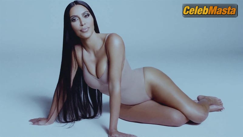 Kim Kardashian Sexy Poses For Her SKIMS Shapewear Photo Gallery photo 3