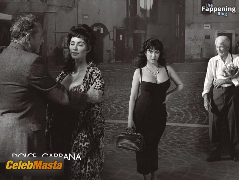 Kim Kardashian Sexy And Alluring Lingerie Photoshoot For Dolce And Gabbana X Skims photo 3