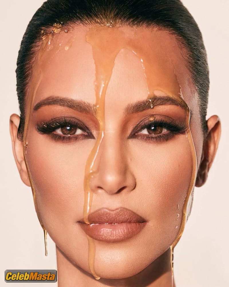 Kim Kardashian Sexy Goes Wet in A Photoshoot for KKW Beauty Cosmetics photo 2