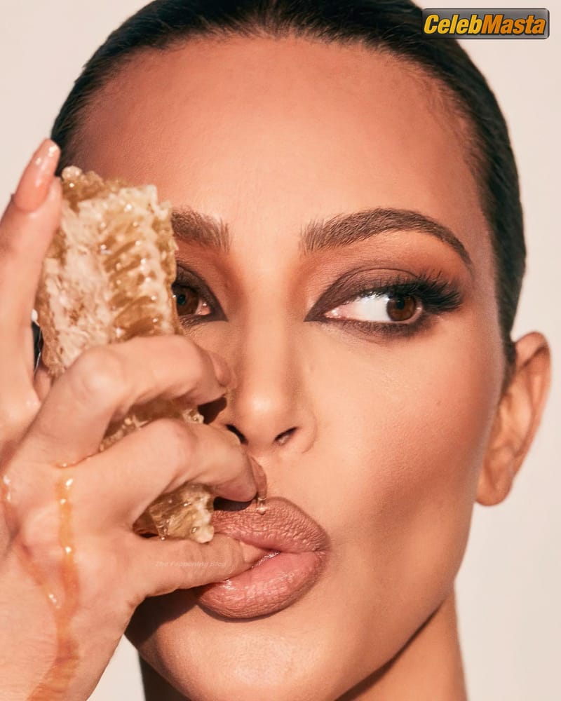 Kim Kardashian Sexy Goes Wet in A Photoshoot for KKW Beauty Cosmetics photo 3