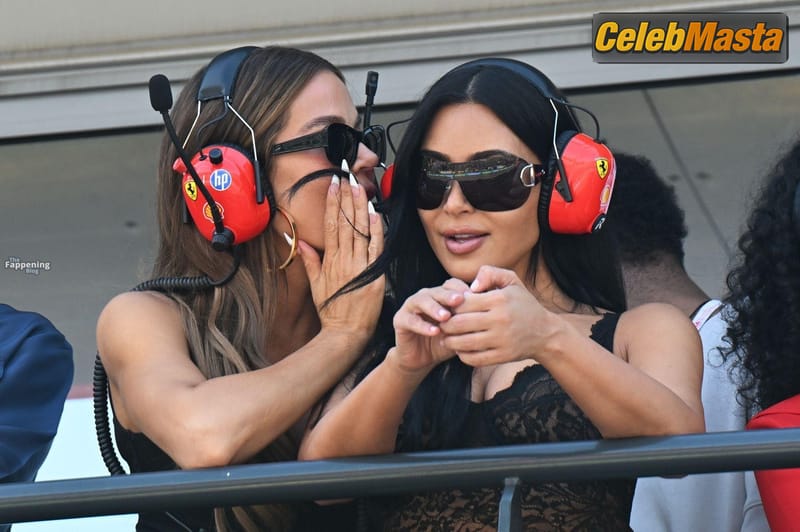 Kim Kardashian Sexy Seen Showing Off Her Sultry Cleavage At F1 Grand Prix In Monaco Photo Gallery photo 4