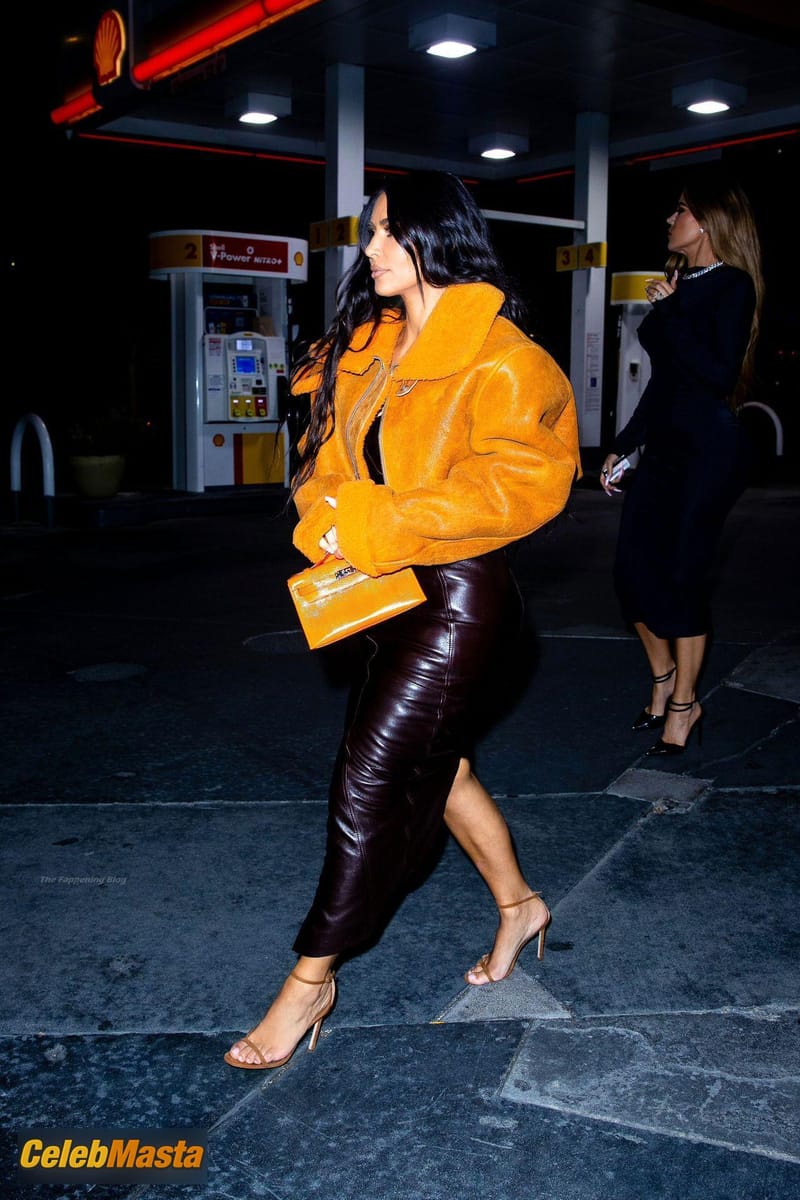 Kim Kardashian Sexy Seen in Los Angeles Wearing A Vintage 2000 Christian Dior Dress Photo Gallery photo 3