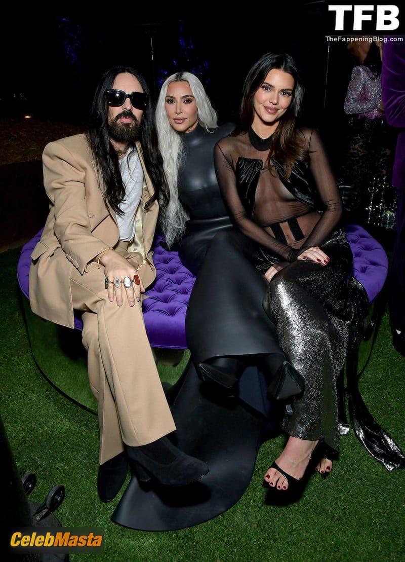 Kim Kardashian Sexy Seen Flaunting Her Hot Curves Wearing A Leather Dress At The Annual LACMA Art And Film Gala In Los Angeles Photo Gallery photo 4